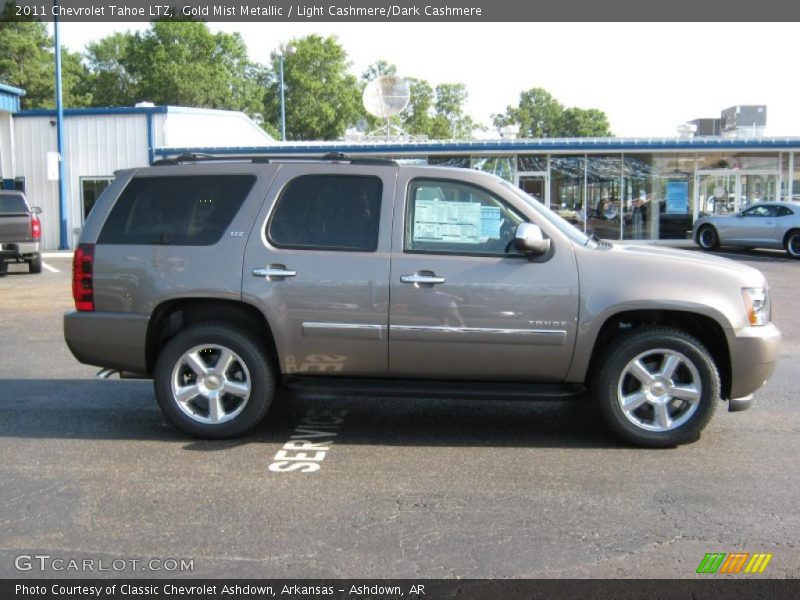 Gold Mist Metallic / Light Cashmere/Dark Cashmere 2011 Chevrolet Tahoe LTZ