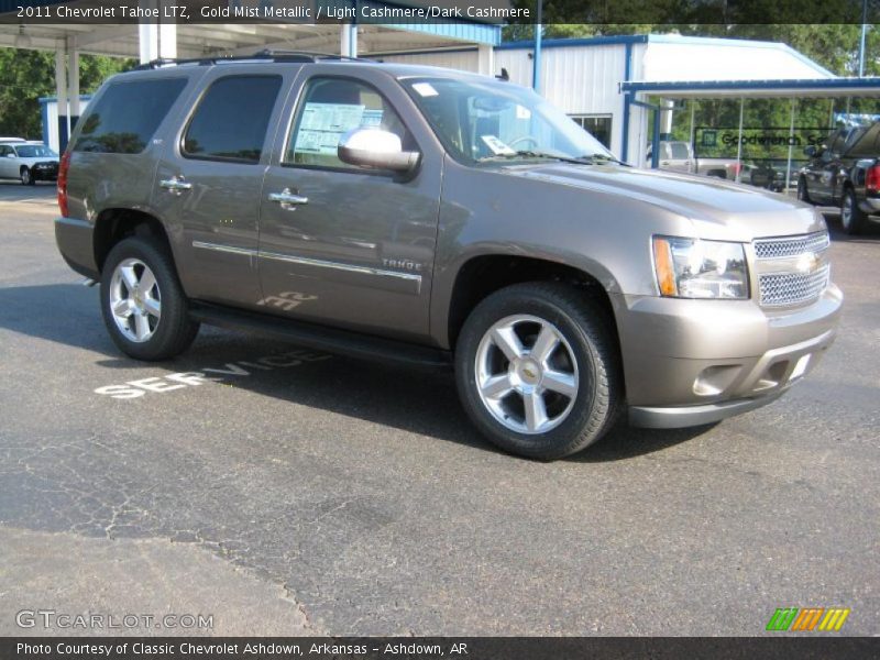 Gold Mist Metallic / Light Cashmere/Dark Cashmere 2011 Chevrolet Tahoe LTZ