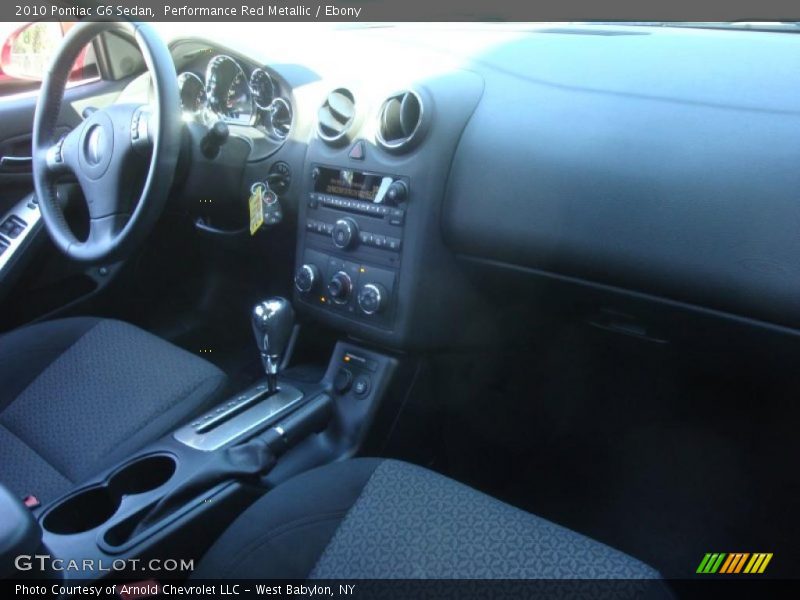 Performance Red Metallic / Ebony 2010 Pontiac G6 Sedan