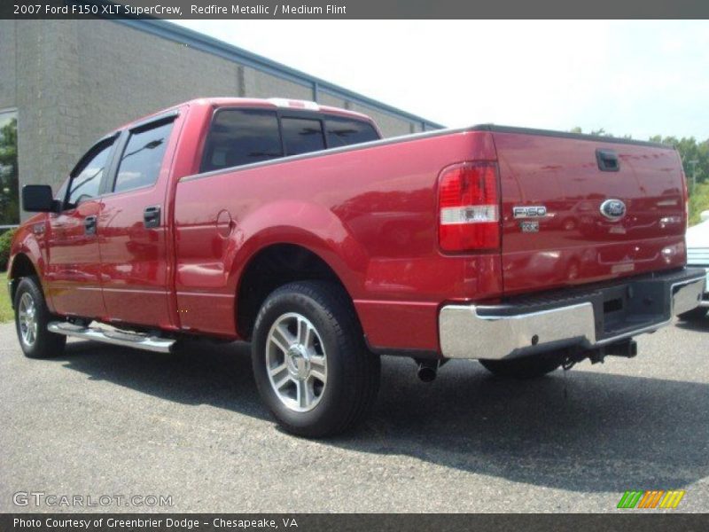 Redfire Metallic / Medium Flint 2007 Ford F150 XLT SuperCrew