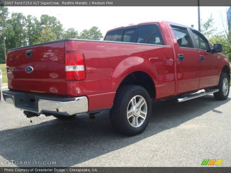 Redfire Metallic / Medium Flint 2007 Ford F150 XLT SuperCrew