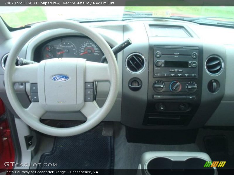 Redfire Metallic / Medium Flint 2007 Ford F150 XLT SuperCrew