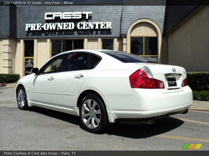 Ivory Pearl / Wheat 2007 Infiniti M 35 Sedan