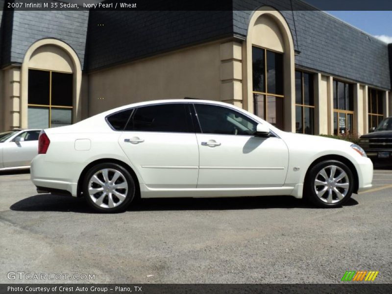Ivory Pearl / Wheat 2007 Infiniti M 35 Sedan