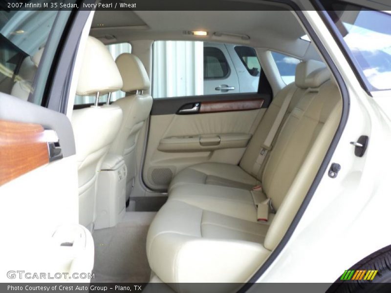 Ivory Pearl / Wheat 2007 Infiniti M 35 Sedan