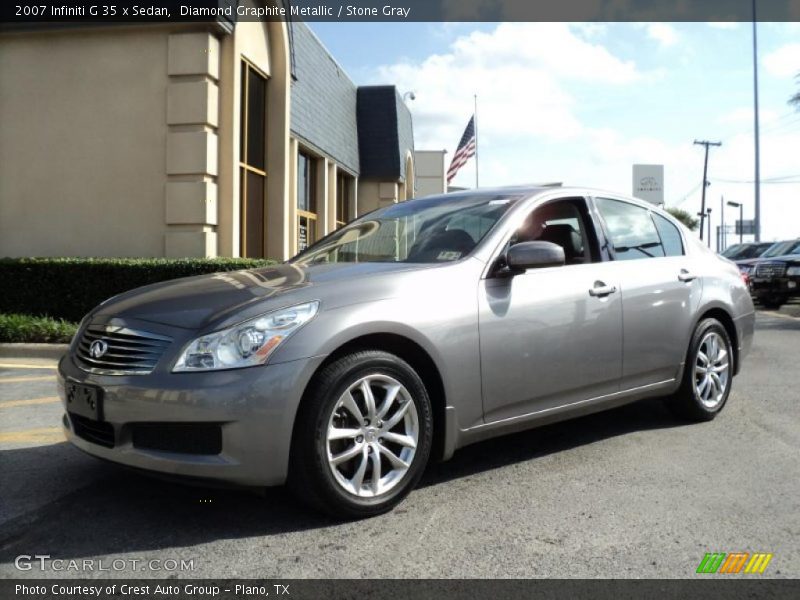 Diamond Graphite Metallic / Stone Gray 2007 Infiniti G 35 x Sedan