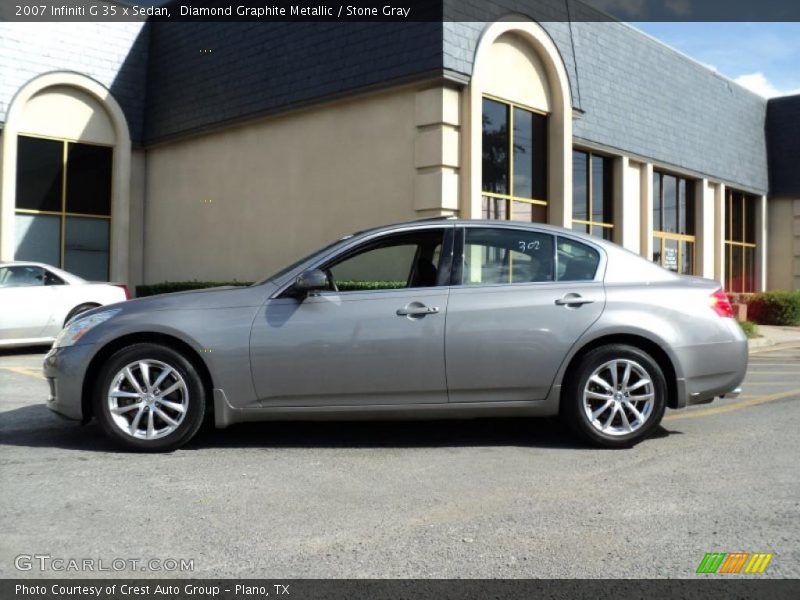 Diamond Graphite Metallic / Stone Gray 2007 Infiniti G 35 x Sedan