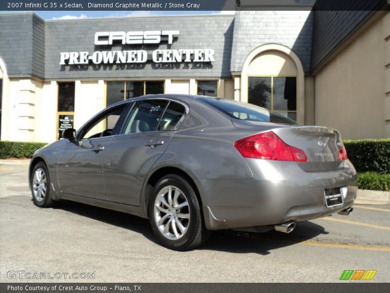 Diamond Graphite Metallic / Stone Gray 2007 Infiniti G 35 x Sedan