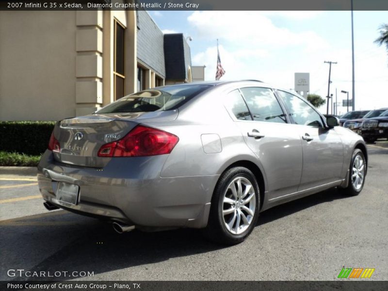 Diamond Graphite Metallic / Stone Gray 2007 Infiniti G 35 x Sedan