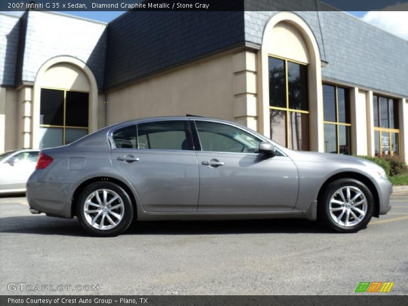 Diamond Graphite Metallic / Stone Gray 2007 Infiniti G 35 x Sedan