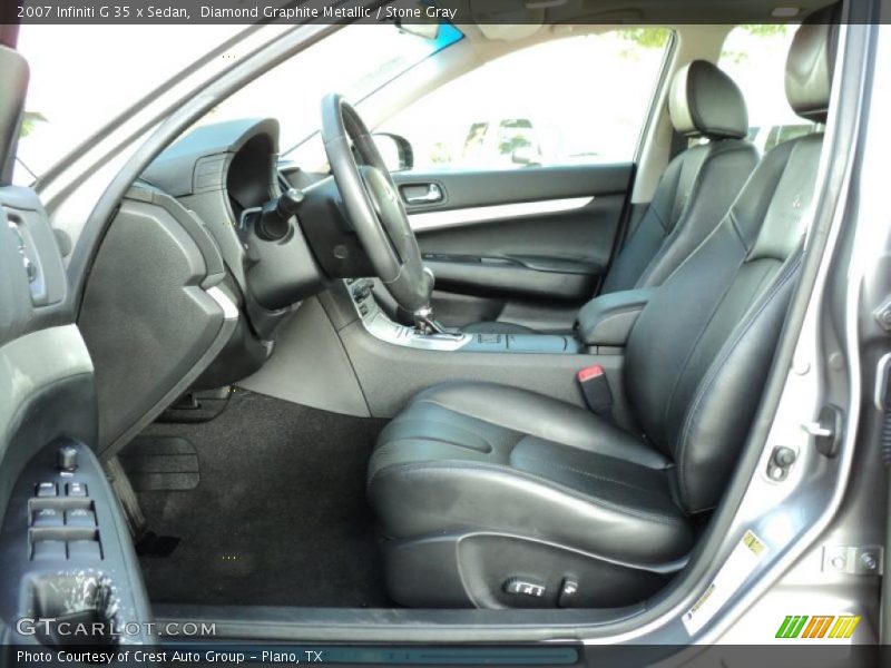 Diamond Graphite Metallic / Stone Gray 2007 Infiniti G 35 x Sedan