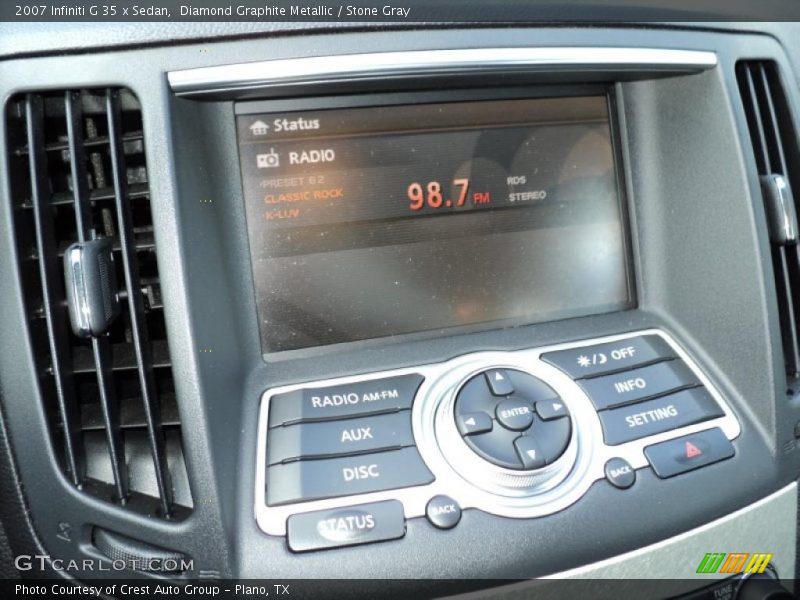 Diamond Graphite Metallic / Stone Gray 2007 Infiniti G 35 x Sedan