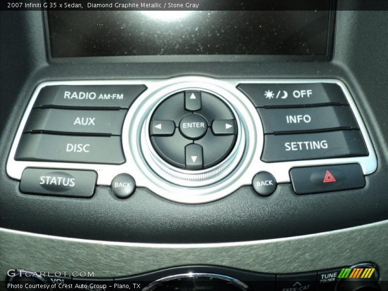 Diamond Graphite Metallic / Stone Gray 2007 Infiniti G 35 x Sedan