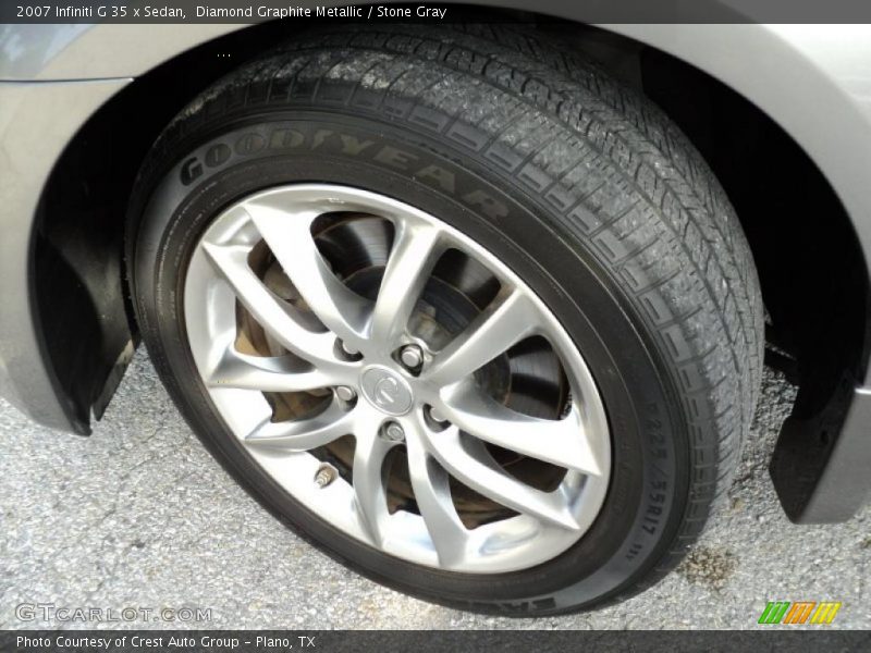 Diamond Graphite Metallic / Stone Gray 2007 Infiniti G 35 x Sedan