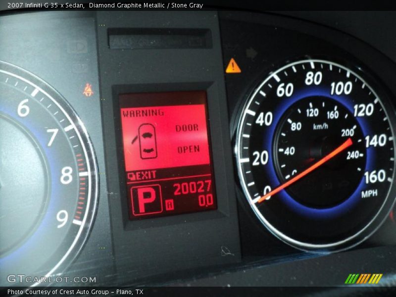 Diamond Graphite Metallic / Stone Gray 2007 Infiniti G 35 x Sedan