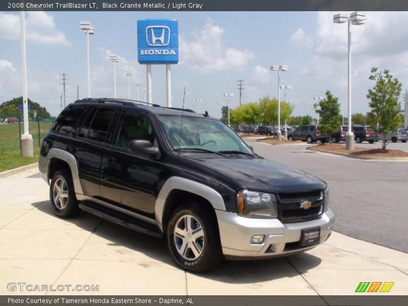 Black Granite Metallic / Light Gray 2008 Chevrolet TrailBlazer LT