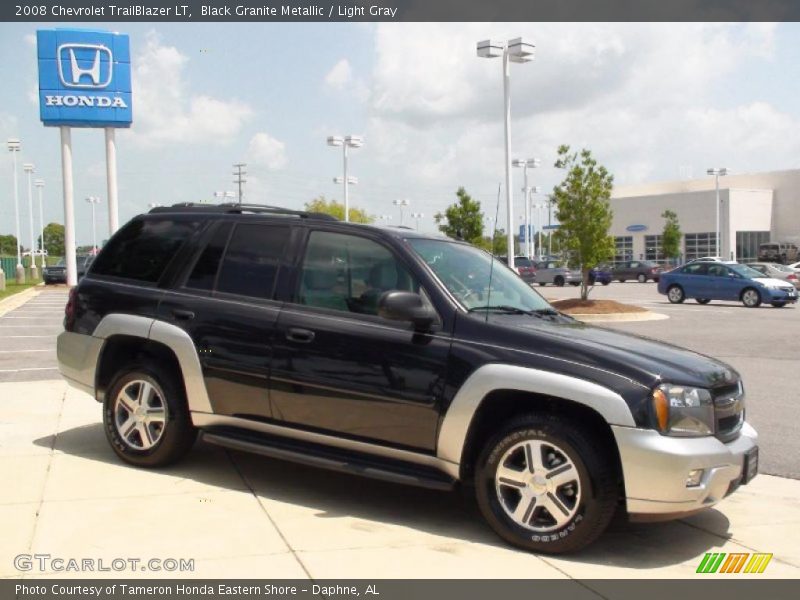 Black Granite Metallic / Light Gray 2008 Chevrolet TrailBlazer LT