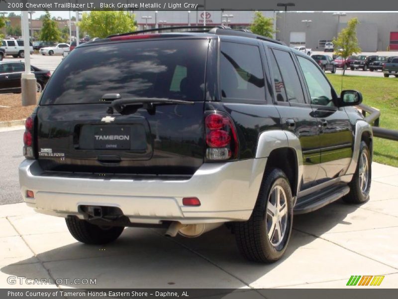 Black Granite Metallic / Light Gray 2008 Chevrolet TrailBlazer LT