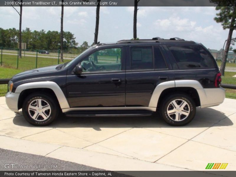 Black Granite Metallic / Light Gray 2008 Chevrolet TrailBlazer LT