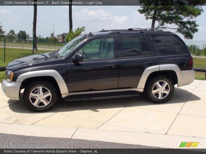 Black Granite Metallic / Light Gray 2008 Chevrolet TrailBlazer LT