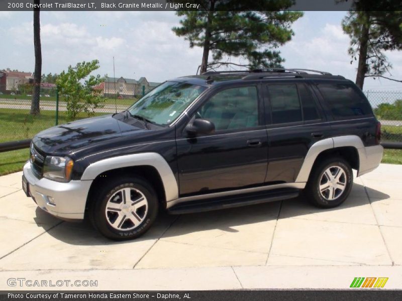 Black Granite Metallic / Light Gray 2008 Chevrolet TrailBlazer LT