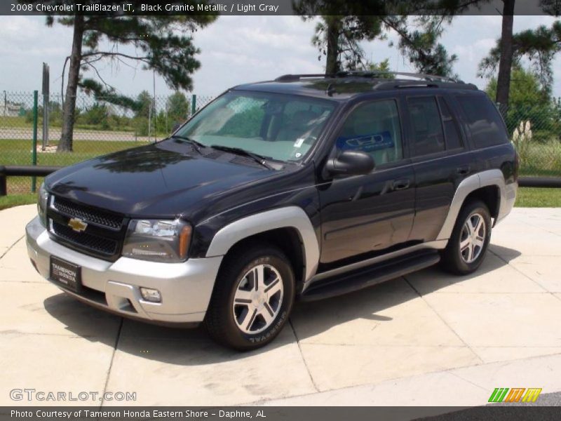 Black Granite Metallic / Light Gray 2008 Chevrolet TrailBlazer LT