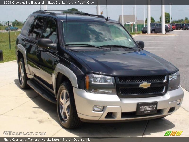 Black Granite Metallic / Light Gray 2008 Chevrolet TrailBlazer LT