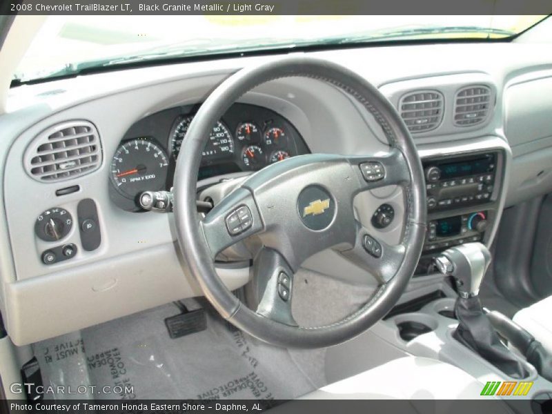 Black Granite Metallic / Light Gray 2008 Chevrolet TrailBlazer LT