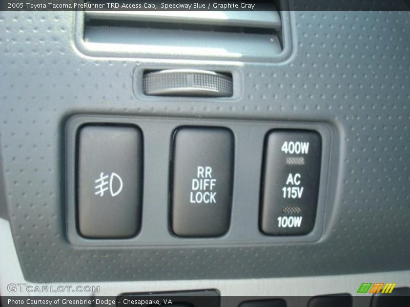Speedway Blue / Graphite Gray 2005 Toyota Tacoma PreRunner TRD Access Cab