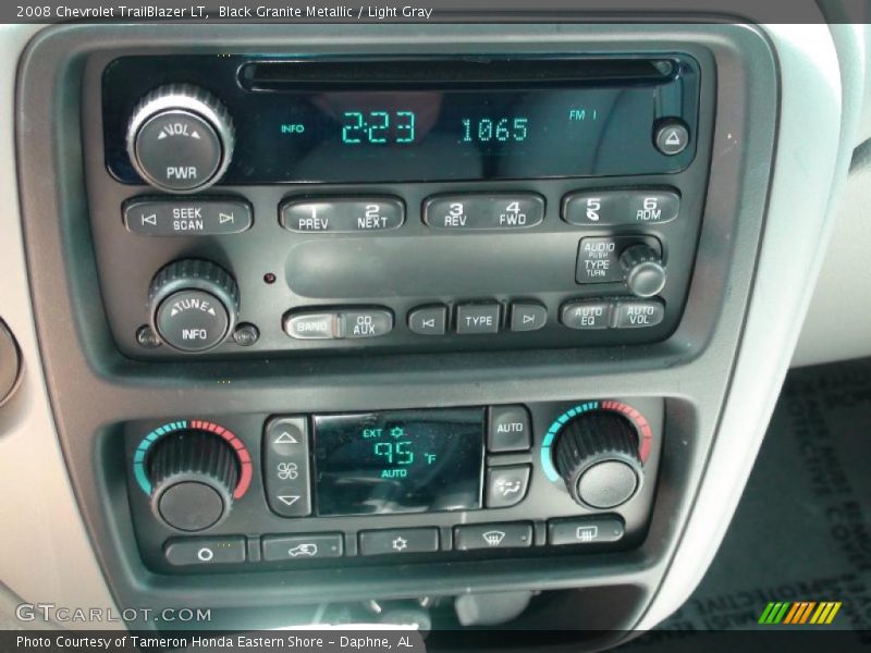 Black Granite Metallic / Light Gray 2008 Chevrolet TrailBlazer LT