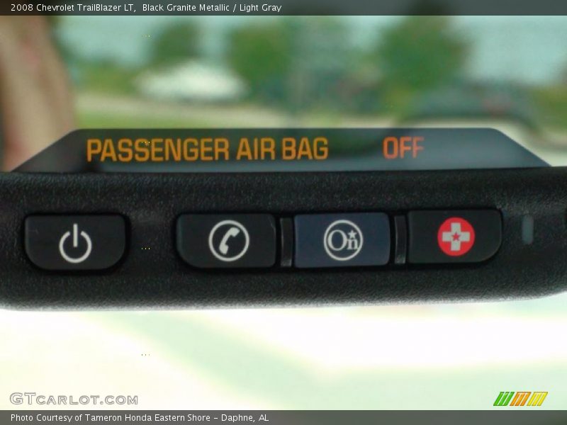 Black Granite Metallic / Light Gray 2008 Chevrolet TrailBlazer LT