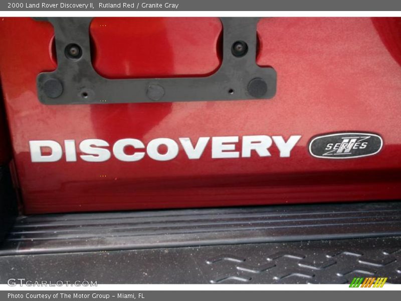 Rutland Red / Granite Gray 2000 Land Rover Discovery II