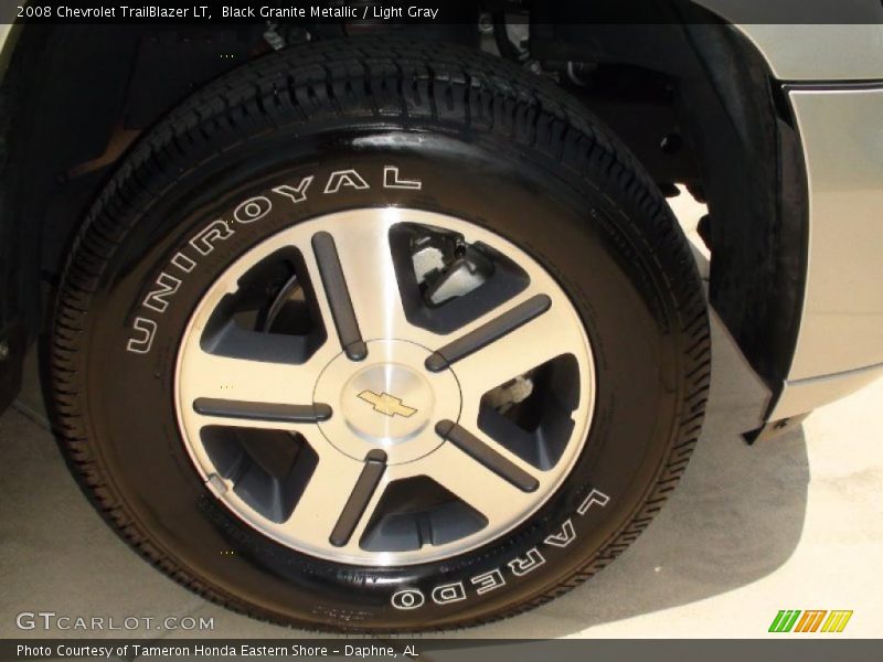 Black Granite Metallic / Light Gray 2008 Chevrolet TrailBlazer LT