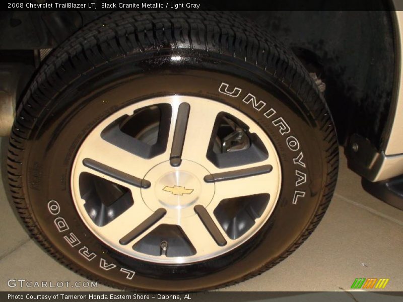 Black Granite Metallic / Light Gray 2008 Chevrolet TrailBlazer LT