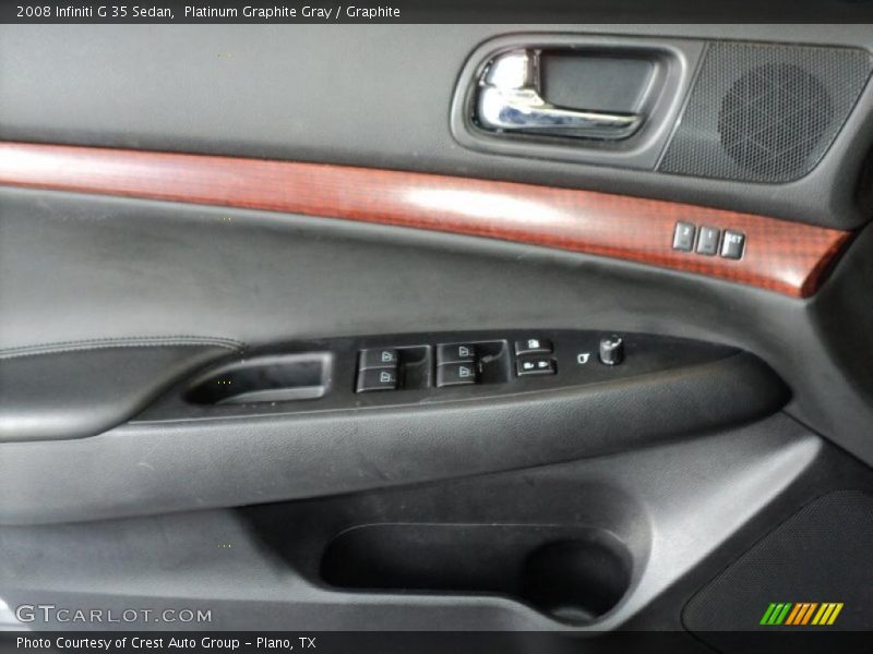 Platinum Graphite Gray / Graphite 2008 Infiniti G 35 Sedan