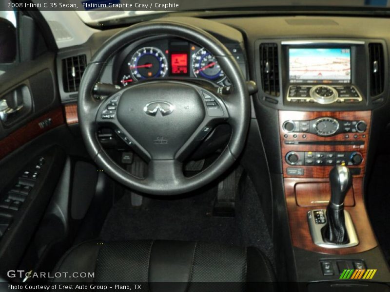 Platinum Graphite Gray / Graphite 2008 Infiniti G 35 Sedan