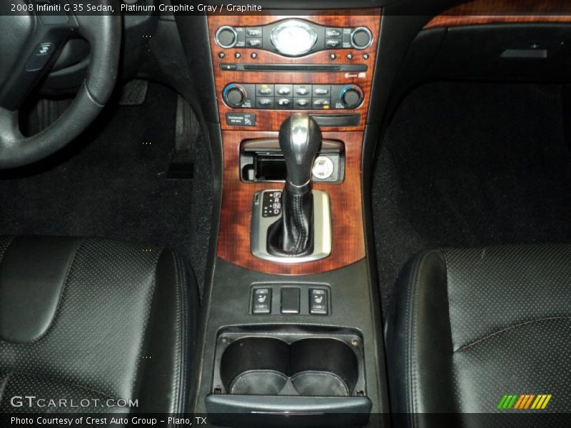 Platinum Graphite Gray / Graphite 2008 Infiniti G 35 Sedan