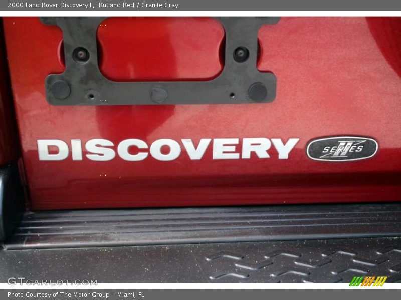 Rutland Red / Granite Gray 2000 Land Rover Discovery II