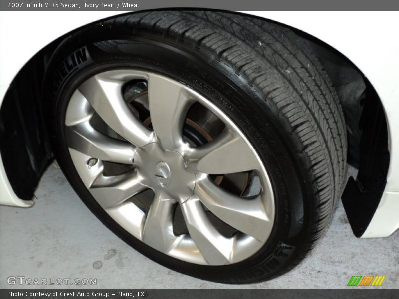 Ivory Pearl / Wheat 2007 Infiniti M 35 Sedan