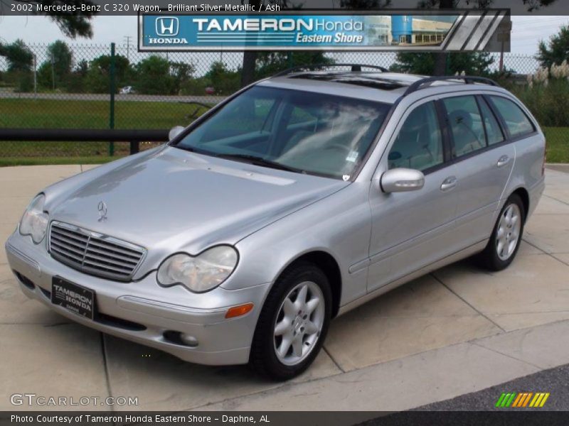 Brilliant Silver Metallic / Ash 2002 Mercedes-Benz C 320 Wagon