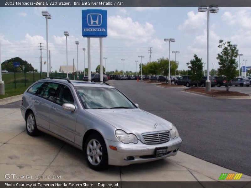 Brilliant Silver Metallic / Ash 2002 Mercedes-Benz C 320 Wagon