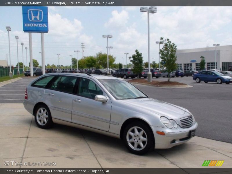Brilliant Silver Metallic / Ash 2002 Mercedes-Benz C 320 Wagon