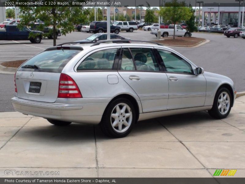 Brilliant Silver Metallic / Ash 2002 Mercedes-Benz C 320 Wagon