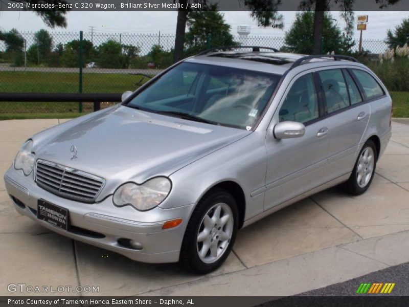 Brilliant Silver Metallic / Ash 2002 Mercedes-Benz C 320 Wagon