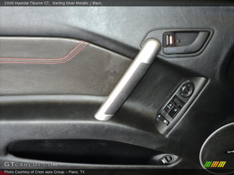 Sterling Silver Metallic / Black 2006 Hyundai Tiburon GT