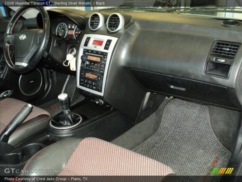 Sterling Silver Metallic / Black 2006 Hyundai Tiburon GT