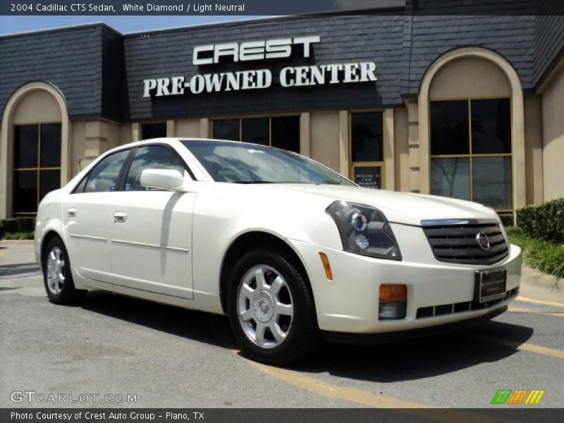 White Diamond / Light Neutral 2004 Cadillac CTS Sedan