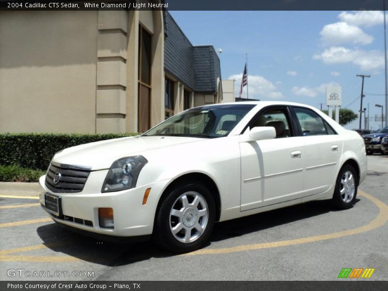 White Diamond / Light Neutral 2004 Cadillac CTS Sedan