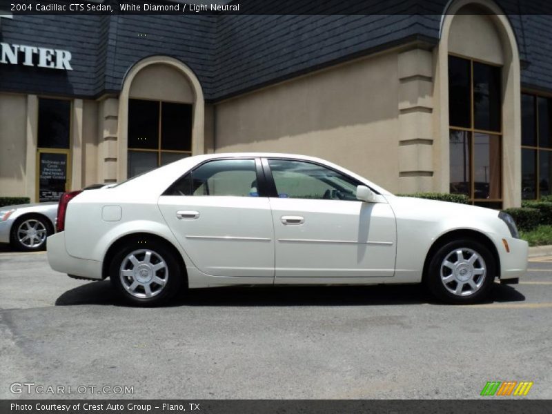 White Diamond / Light Neutral 2004 Cadillac CTS Sedan