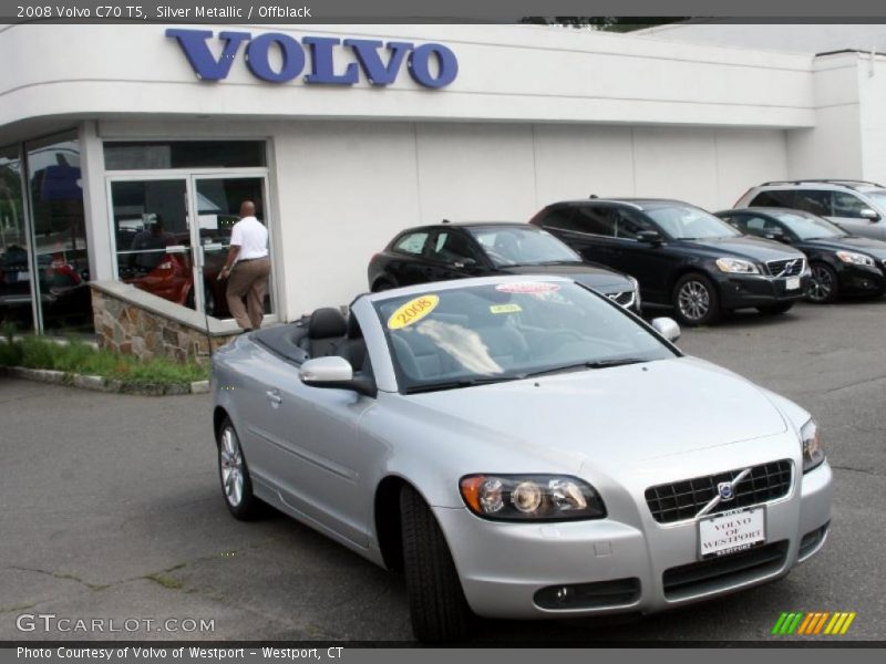 Silver Metallic / Offblack 2008 Volvo C70 T5